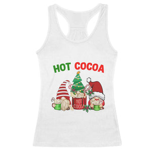 Hot Cocoa Gnomes Drink Hot Chocolate Watch Christmas Movies Racerback Tank Top TS09 White Print Your Wear