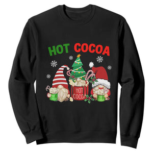 Hot Cocoa Gnomes Drink Hot Chocolate Watch Christmas Movies Sweatshirt TS09 Black Print Your Wear