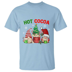 Hot Cocoa Gnomes Drink Hot Chocolate Watch Christmas Movies T Shirt TS09 Light Blue Print Your Wear