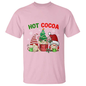 Hot Cocoa Gnomes Drink Hot Chocolate Watch Christmas Movies T Shirt TS09 Light Pink Print Your Wear