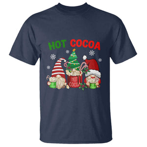 Hot Cocoa Gnomes Drink Hot Chocolate Watch Christmas Movies T Shirt TS09 Navy Print Your Wear