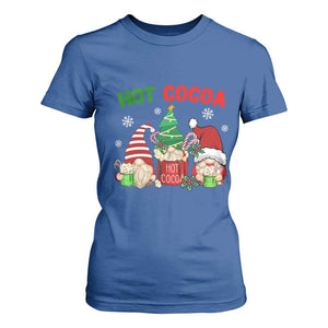 Hot Cocoa Gnomes Drink Hot Chocolate Watch Christmas Movies T Shirt For Women TS09 Royal Blue Print Your Wear