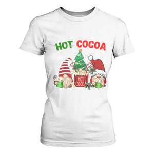 Hot Cocoa Gnomes Drink Hot Chocolate Watch Christmas Movies T Shirt For Women TS09 White Print Your Wear