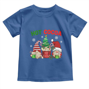 Hot Cocoa Gnomes Drink Hot Chocolate Watch Christmas Movies Toddler T Shirt TS09 Royal Blue Print Your Wear