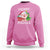 Merry Pigmas Pig Santa Christmas Light Farmer Sweatshirt TS09 Azalea Printyourwear