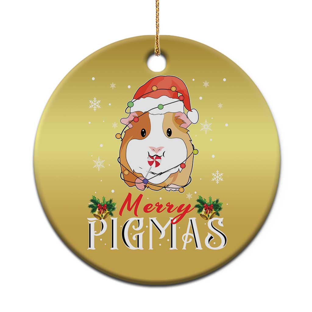 Merry Pigmas Christmas Cute Guinea Pig Christmas Ornament TS09 Print Your Wear