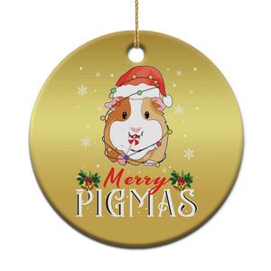 Merry Pigmas Christmas Cute Guinea Pig Christmas Ornament TS09 Print Your Wear