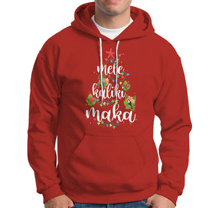 Mele Kalikimaka Hawaiian Christmas Tree Hoodie TS09 Red Printyourwear