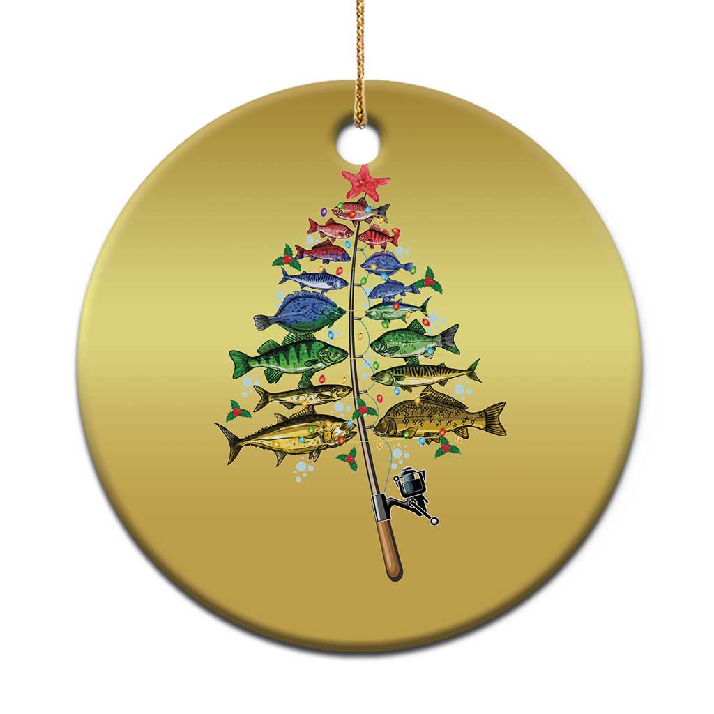 Xmas Fishing Christmas Ornament Colorful Fish Aquatic Christmas Tree Fisherman TS09 Print Your Wear