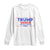 Trump Vance 2024 Long Sleeve Shirt We Did It Bruh We Won TS09 White Print Your Wear