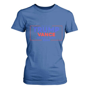 Trump Vance 2024 T Shirt For Women We Did It Bruh We Won TS09 Royal Blue Print Your Wear