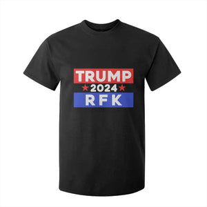 Trump RFK 2024 T Shirt For Kid Kennedy Trump Won US President 2024 TS09 Black Print Your Wear