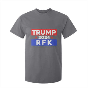 Trump RFK 2024 T Shirt For Kid Kennedy Trump Won US President 2024 TS09 Charcoal Print Your Wear