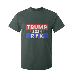 Trump RFK 2024 T Shirt For Kid Kennedy Trump Won US President 2024 TS09 Dark Forest Green Print Your Wear