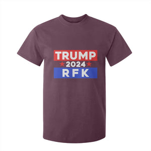 Trump RFK 2024 T Shirt For Kid Kennedy Trump Won US President 2024 TS09 Maroon Print Your Wear