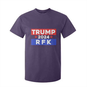 Trump RFK 2024 T Shirt For Kid Kennedy Trump Won US President 2024 TS09 Purple Print Your Wear