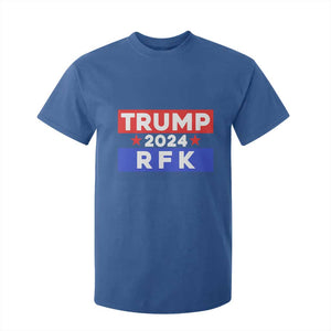 Trump RFK 2024 T Shirt For Kid Kennedy Trump Won US President 2024 TS09 Royal Blue Print Your Wear