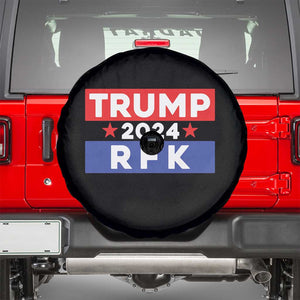 Trump RFK 2024 Spare Tire Cover Kennedy Trump Won US President 2024 TS09 Black Print Your Wear