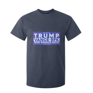 Trump Vance RFK 2024 T Shirt For Kid Trump Won Kennedy Take America Back TS09 Navy Print Your Wear