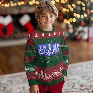 Trump Vance RFK 2024 Ugly Christmas Sweater Trump Won Kennedy Take America Back TS09 Christmas Print Your Wear