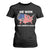 Trump Won 2024 T Shirt For Women Trump Election Map 2024 He Won Take America Back TS09 Black Print Your Wear