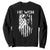 Trump Won 2024 Sweatshirt He Won Patriotic America Flag Eagle TS09 Black Print Your Wear