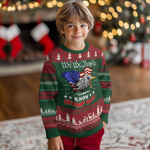 We The People Know Trump Won 2024 Ugly Christmas Sweater TS09 Christmas Print Your Wear