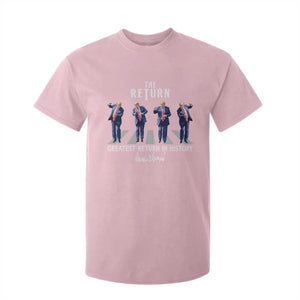 Trump Won 2024 T Shirt For Kid The Return Trump Funny Dancing TS09 Light Pink Print Your Wear