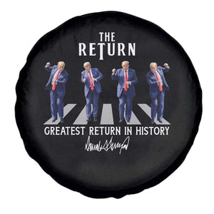 Trump Won 2024 Spare Tire Cover The Return Trump Funny Dancing TS09 Print Your Wear