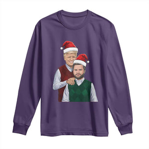 Funny Christmas Trump Vance 2024 Long Sleeve Shirt Brothers Parody Bros TS09 Purple Print Your Wear