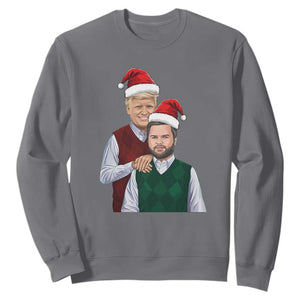 Funny Christmas Trump Vance 2024 Sweatshirt Brothers Parody Bros TS09 Charcoal Print Your Wear