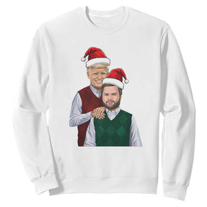 Funny Christmas Trump Vance 2024 Sweatshirt Brothers Parody Bros TS09 White Print Your Wear