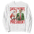 Christmas Trump Sweatshirt Santa's Favorite President TS09 White Print Your Wear