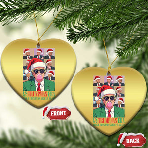 Xmas Trump Christmas Ornament Trump Era Make Christmas Great Again TS09 Heart Gold Print Your Wear