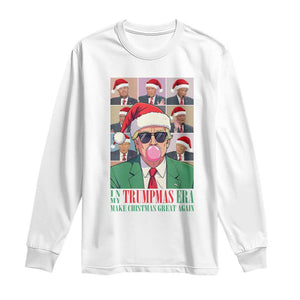 Christmas Trump Long Sleeve Shirt Trump Era Make Christmas Great Again TS09 White Print Your Wear