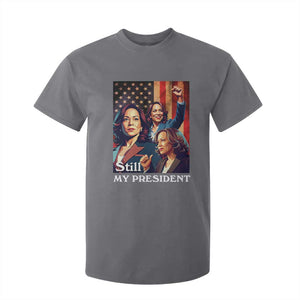 Harris Supporter T Shirt For Kid Kamala Still My President TS09 Charcoal Print Your Wear