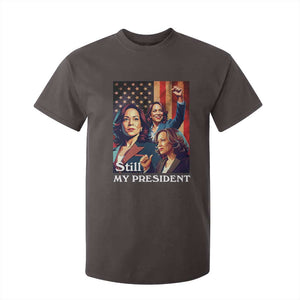 Harris Supporter T Shirt For Kid Kamala Still My President TS09 Dark Chocolate Print Your Wear