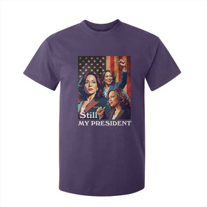 Harris Supporter T Shirt For Kid Kamala Still My President TS09 Purple Print Your Wear