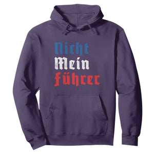 Nicht Mein Fuhrer Not My President German Style Hoodie TS09 Purple Print Your Wear