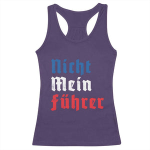 Nicht Mein Fuhrer Not My President German Style Racerback Tank Top TS09 Purple Print Your Wear