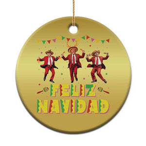 Funny Mexico Xmas Trump Christmas Ornament Feliz Navidad Trump Dancing TS09 Print Your Wear