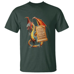 Do Not Meddle In The Affairs Of Dragons For You Are Crunchy T Shirt TS09 Dark Forest Green Printyourwear