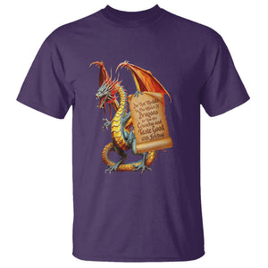 Do Not Meddle In The Affairs Of Dragons For You Are Crunchy T Shirt TS09 Purple Printyourwear