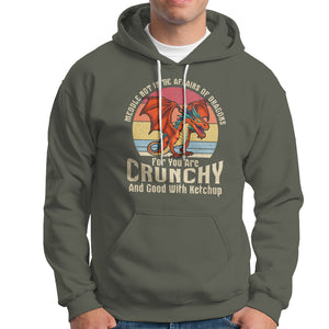 Do Not Meddle In The Affairs Of Dragons For You Are Crunchy Hoodie TS09 Military Green Printyourwear