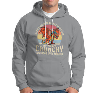 Do Not Meddle In The Affairs Of Dragons For You Are Crunchy Hoodie TS09 Sport Gray Printyourwear