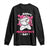 Valentine's Day Long Sleeve Shirt Happy Meowentine Cute Cat Kisses TS09 Black Print Your Wear