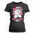 Valentine's Day T Shirt For Women Happy Meowentine Cute Cat Kisses TS09 Black Print Your Wear