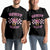 Valentine's Day Couple Matching T Shirt Howdy Valentine Heart Retro Groovy TS09 Black Print Your Wear