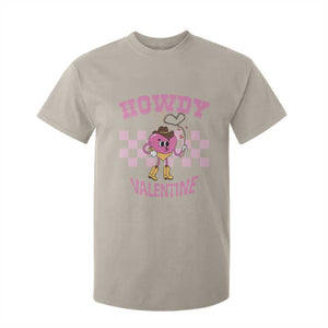 Valentine's Day T Shirt For Kid Howdy Valentine Heart Retro Groovy TS09 Sand Print Your Wear