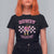 Valentine's Day T Shirt For Women Howdy Valentine Heart Retro Groovy TS09 Black Printyourwear